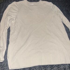Lululemon Take It All In Cream Long Sleeve Sweater